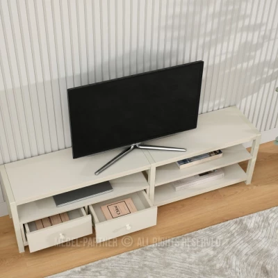 Televízny stolík ROMER - krémový