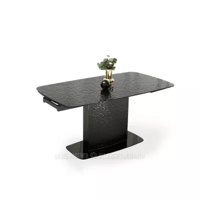 Rozkladací jedálenský stôl 160(240)x90 BELLO - čierny
