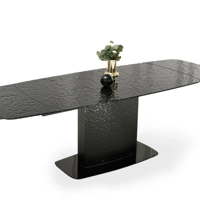 Rozkladací jedálenský stôl 160(240)x90 BELLO - čierny
