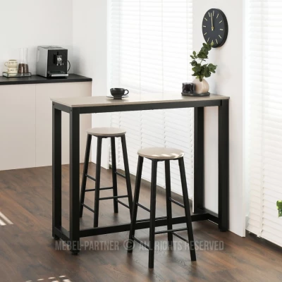 Barový set SERGIO - béžový / čierny