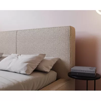 Jednoduchá čalúnená posteľ 120x200 NIDIA - béžová