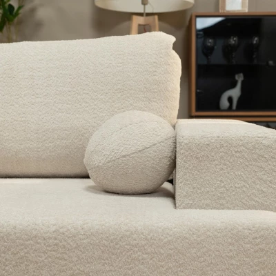 Rohová rozkladacia sedačka ILUDIA - strieborná, pravý roh