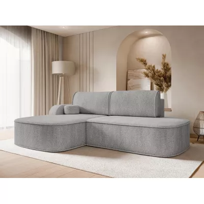 Rohová sedacia súprava FESTIA - šedá, ľavý roh