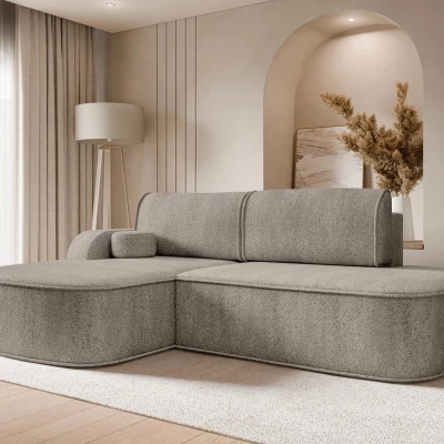 Rohová sedacia súprava FESTIA - béžová, ľavý roh