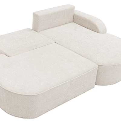 Rohová sedacia súprava FESTIA - hnedá, ľavý roh