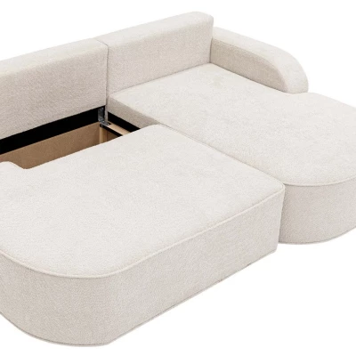 Rohová sedacia súprava FESTIA - hnedá, ľavý roh