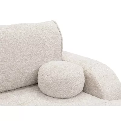 Rohová sedacia súprava FESTIA - šedá, ľavý roh