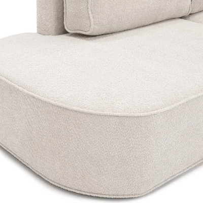 Rohová sedacia súprava FESTIA - tmavá ecru, ľavý roh