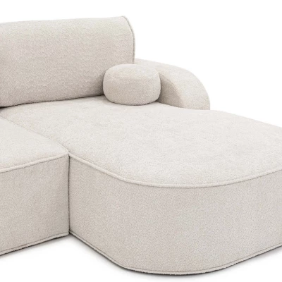 Rohová sedacia súprava FESTIA - hnedá, ľavý roh