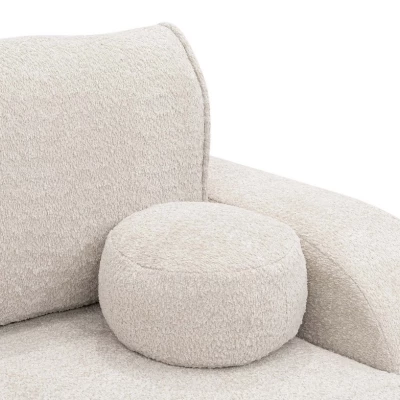 Rohová sedacia súprava FESTIA - hnedá, ľavý roh