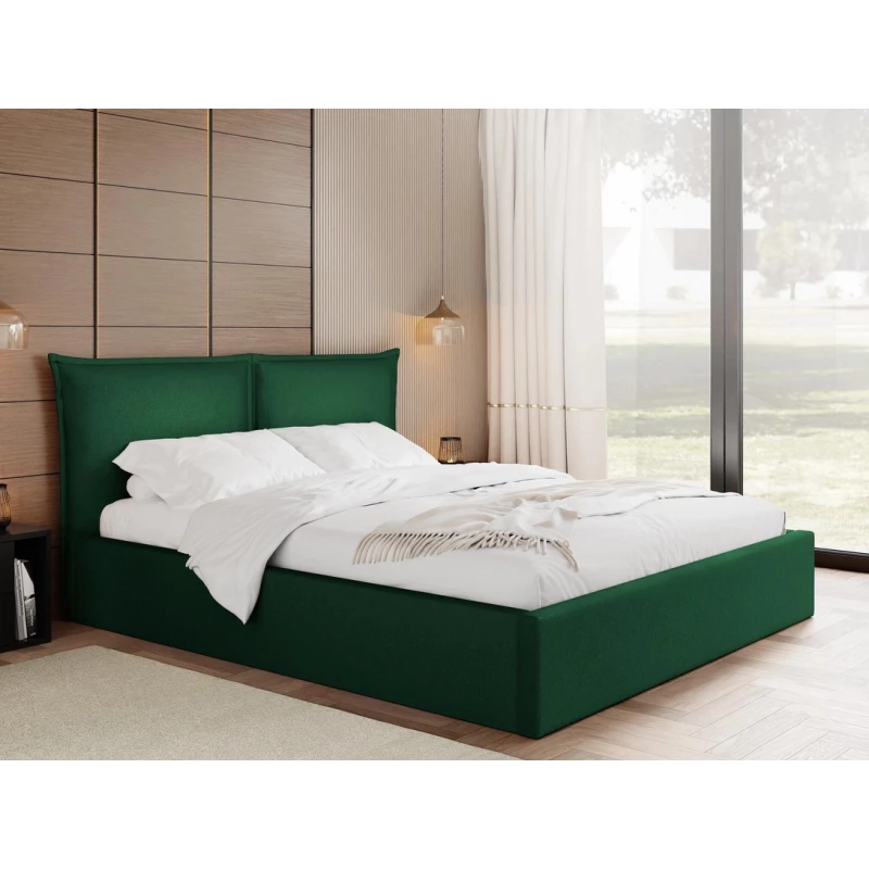 Čalúnená dvojlôžková posteľ 180x200 JOESON - zelená