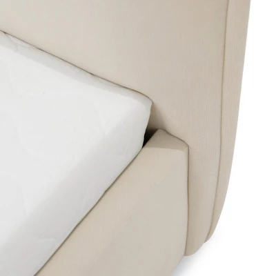 Čalúnená dvojlôžková posteľ 140x200 JOESON - khaki