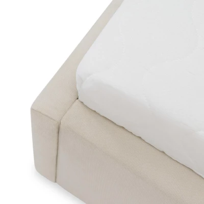 Čalúnená dvojlôžková posteľ 140x200 JOESON - khaki