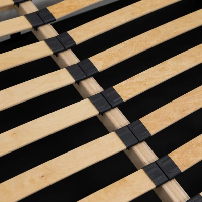 Čalúnená dvojlôžková posteľ 140x200 JOESON - indická ružová