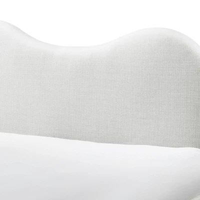 Čalúnená manželská posteľ 140x200 LUCIAMA - svetlá béžová