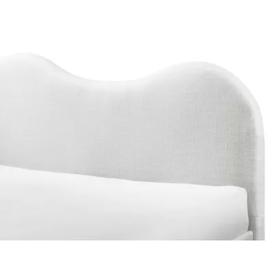 Čalúnená manželská posteľ 140x200 LUCIAMA - svetlá béžová