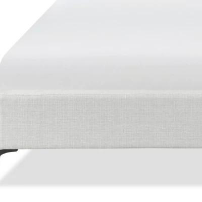 Čalúnená manželská posteľ 140x200 LUCIAMA - svetlá béžová