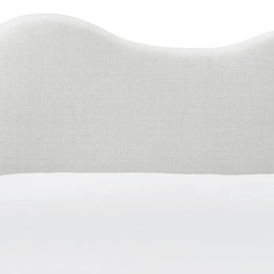 Čalúnená manželská posteľ 140x200 LUCIAMA - svetlá béžová