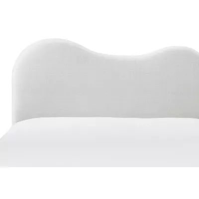 Čalúnená manželská posteľ 160x200 LUCIAMA - svetlá béžová