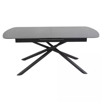 Rozkladací jedálenský stôl 160(200)x90 NAZMUL - čierny