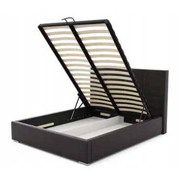 Manželská čalúnená posteľ 140x200 SANDRINA 2 - marhuľová