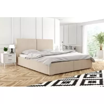 Manželská čalúnená posteľ 140x200 SANDRINA 2 - marhuľová