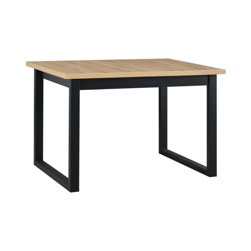 Jedálenský stôl 80x120 NAPOLEON 3S - dub artisan / čierny