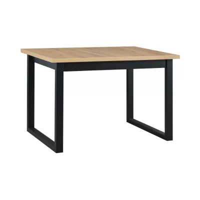 Jedálenský stôl 80x120 NAPOLEON 3S - dub artisan / čierny