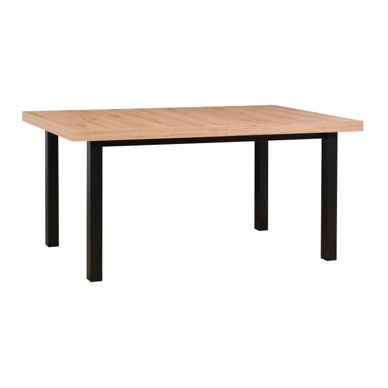 Jedálenský stôl 92x160/200 PENELOPE 5 - dub artisan / čierny