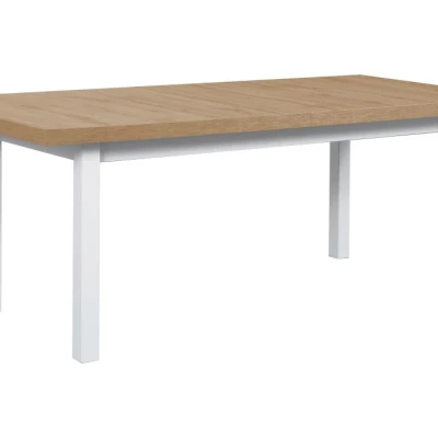 Jedálenský stôl 100x200/280 (2x40) PENELOPE 7 - dub artisan / biely