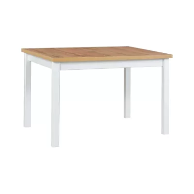 Jedálenský stôl 80X120 DOROTA 1S - dub wotan / biely