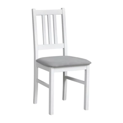 Jedálenská stolička NIKITA 6 - biela / šedá