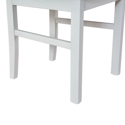 Jedálenská stolička NIKITA 6D - biela