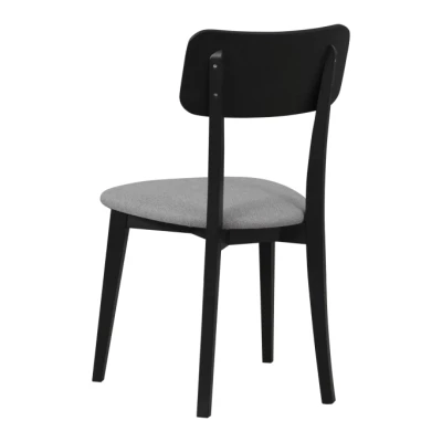 Jedálenská stolička NINA 6 - čierna / šedá
