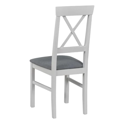 Jedálenská stolička JARMILA 14D - biela / šedá