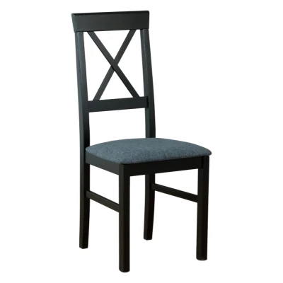 Jedálenská stolička JARMILA 14D - čierna / grafitová