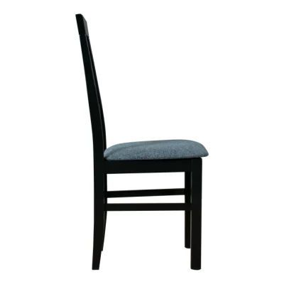 Jedálenská stolička JARMILA 14D - čierna / grafitová