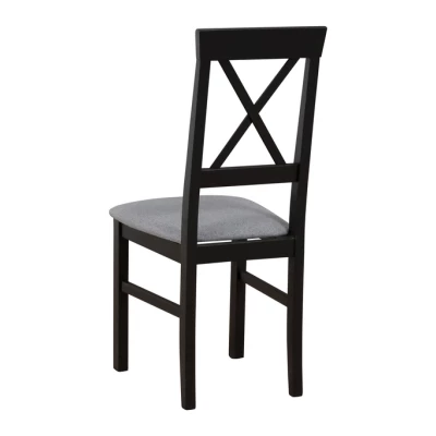 Jedálenská stolička JARMILA 14D - čierna / šedá