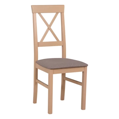 Jedálenská stolička JARMILA 14D - dub sonoma / hnedá