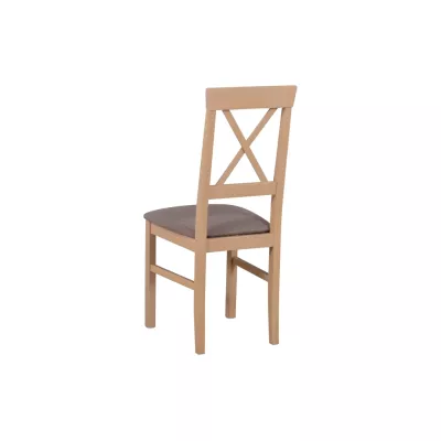 Jedálenská stolička JARMILA 14D - dub sonoma / hnedá