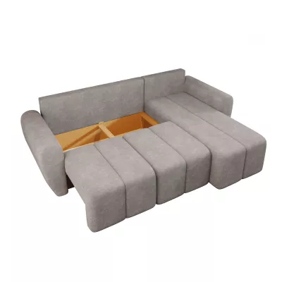 Dizajnová rozkladacia sedačka BIANA - šedá