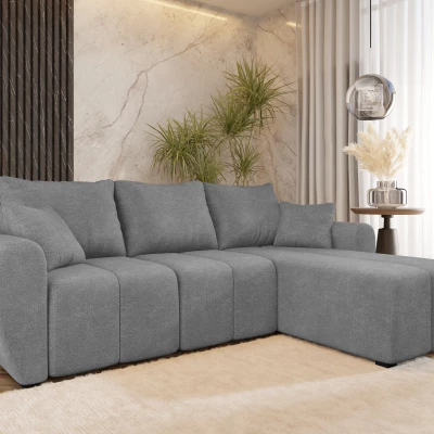 Dizajnová rozkladacia sedačka BIANA - šedá