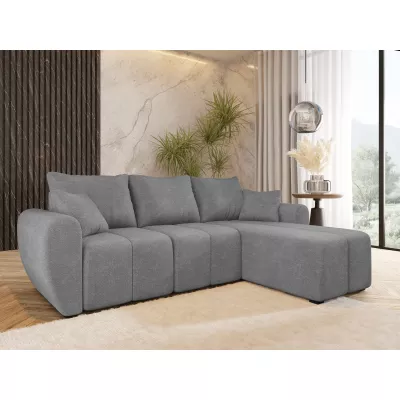 Dizajnová rozkladacia sedačka BIANA - šedá