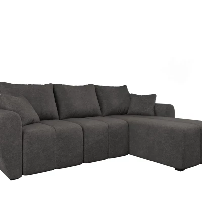 Dizajnová rozkladacia sedačka BIANA - tmavo šedá