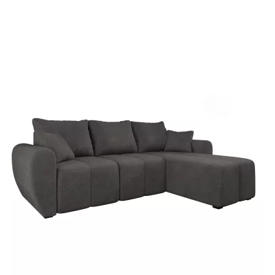 Dizajnová rozkladacia sedačka BIANA - tmavo šedá