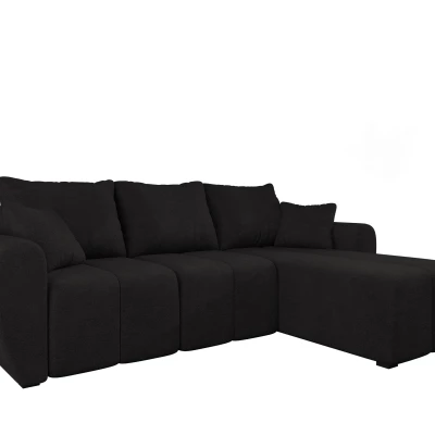 Dizajnová rozkladacia sedačka BIANA - čierna