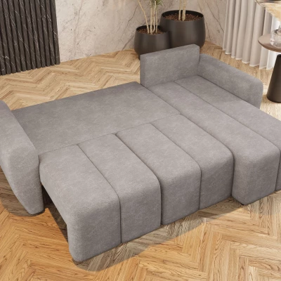 Dizajnová rozkladacia sedačka BIANA - tmavo zelená