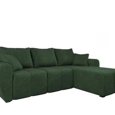 Dizajnová rozkladacia sedačka BIANA - tmavo zelená