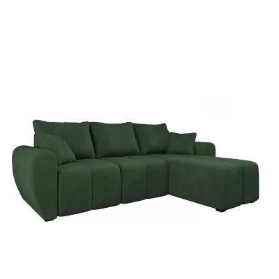 Dizajnová rozkladacia sedačka BIANA - tmavo zelená