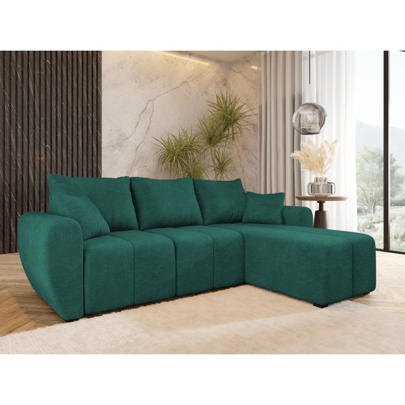 Dizajnová rozkladacia sedačka BIANA - zelená